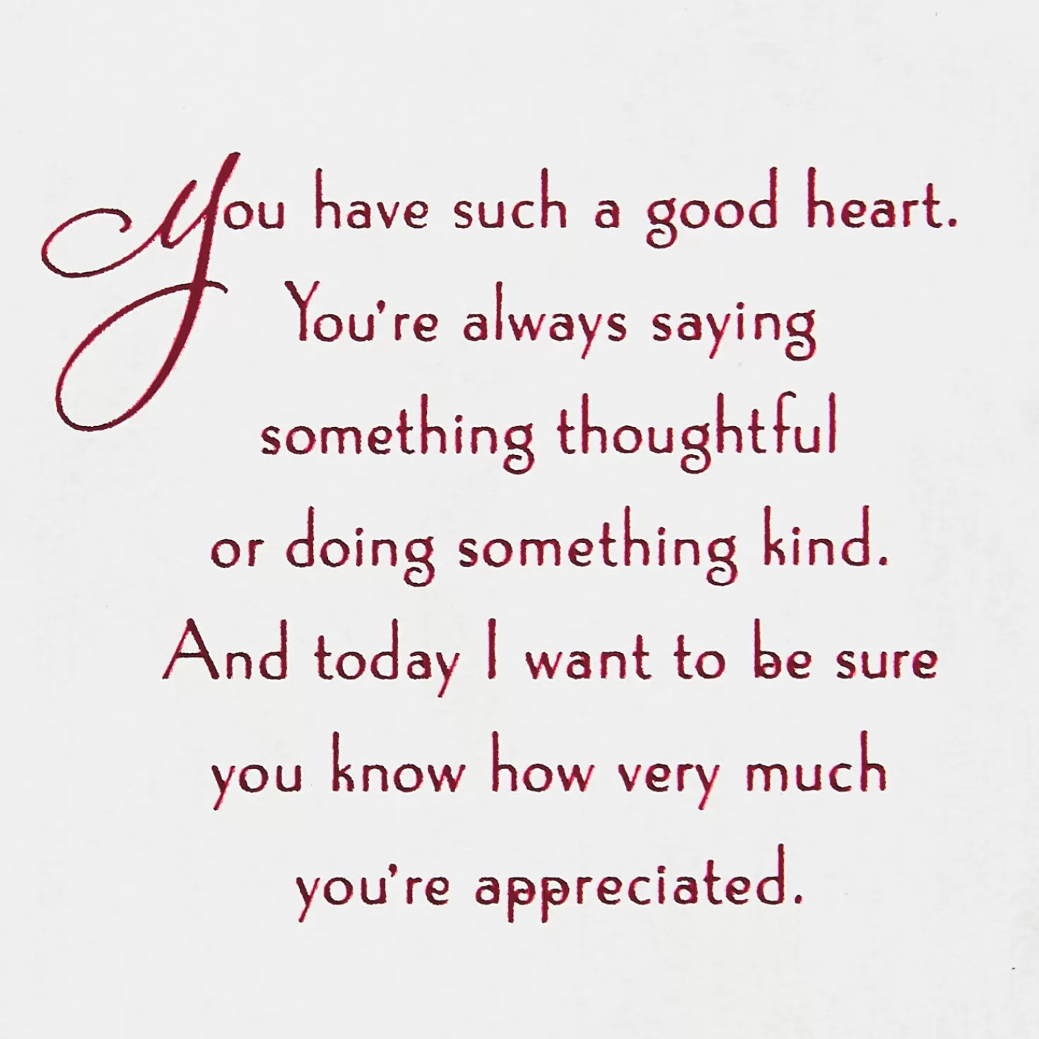 Cheap You'Ve Touched My Life Thank-You Card Thank You